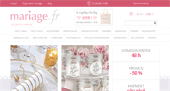 Desktop Screenshot of mariage.fr
