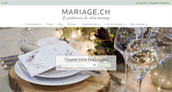 Desktop Screenshot of mariage.ch
