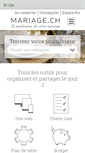 Mobile Screenshot of mariage.ch